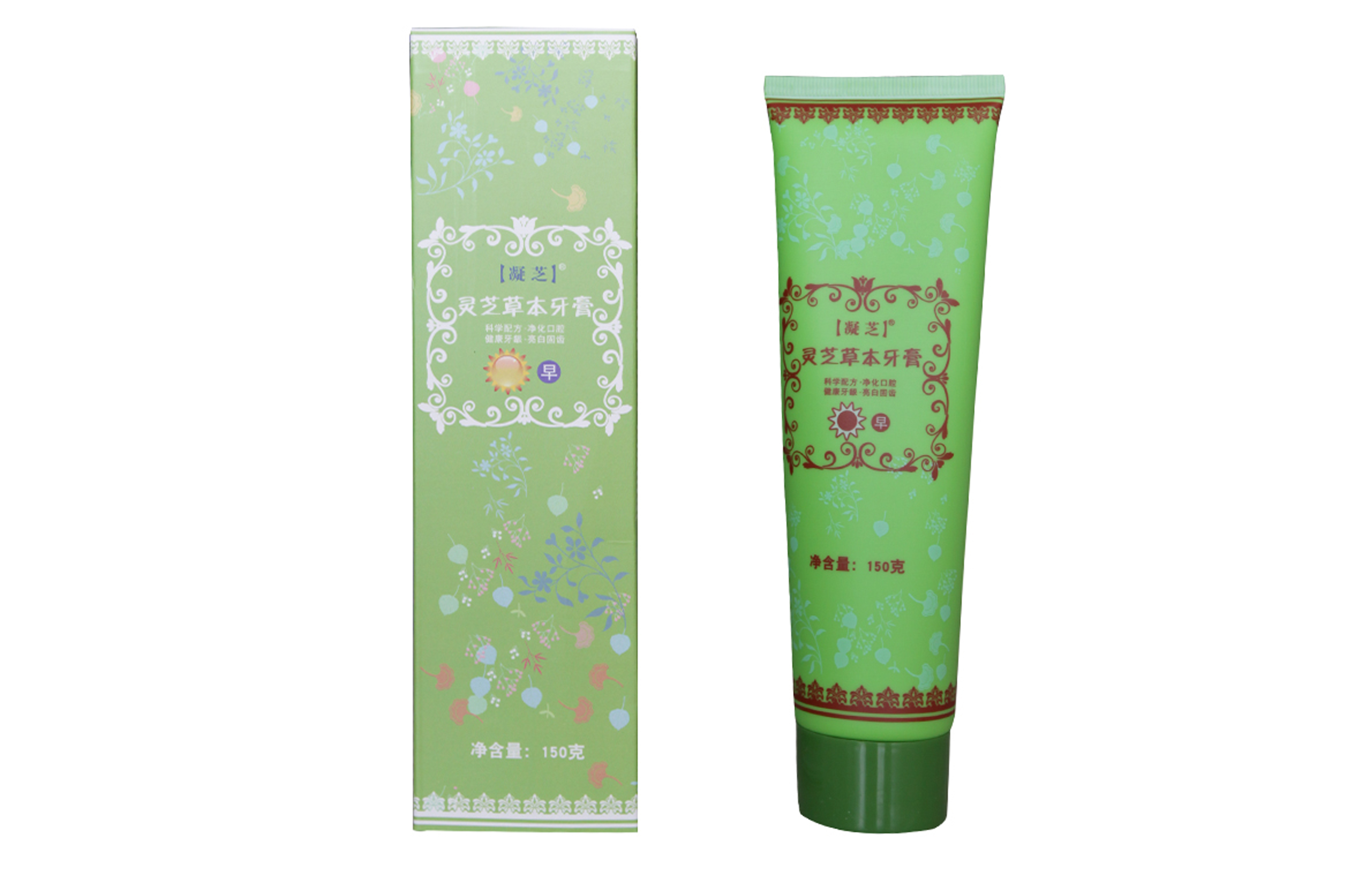 凝芝靈芝草本牙膏(早)